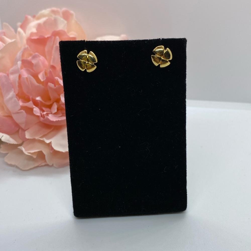 Dainty Vintage MONET stamped earrings